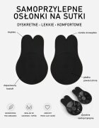  Sutien Negru Autoadeziv 2 Plăcuțe Myrthe