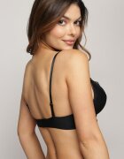  Sutien Negru cu Plasă Decorativă Zorale