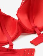  Sutien Roșu Din Dantelă Full Cup cu fundiță Aelles