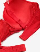  Sutien Roșu Din Dantelă Push-up Vectora