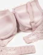  Sutien Roz închis Push Up Decorat cu Dantelă Neavia