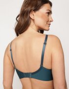  Sutien Verde închis Din dantelă Cu efect Push-Up Donantia
