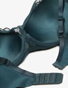  Sutien Verde închis Din dantelă Cu efect Push-Up Donantia