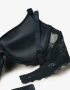  Sutien Verde închis Push-Up cu dantelă Alorive
