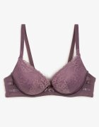  Sutien violet dantelat Push-Up cu bretele reglabile Yloena
