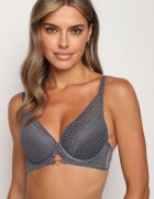  Sutien Violet închis Tip Push-Up cu finisaj neted Nansiala