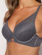  Sutien Violet închis Tip Push-Up cu finisaj neted Nansiala