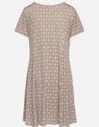 sweet&girl Rochie Maro-Bej Evazată Mini din Viscoză Elastică Annamarie