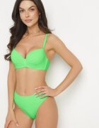 swest Bikini Verde Sutien cu Încrețituri și Chiloți slip cu Suplimentar Paero Ulosora