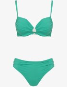 swest Bikini Verde Sutien cu Ornament Triunghiular și Chiloți Tip Slip Natisalia