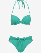 swest Bikini Verde Sutien Legat și Chiloți Clasici Vanissa