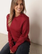 swest Bluză Normani decorată cu manșete elastice Bordo