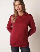swest Bluză Normani decorată cu manșete elastice Bordo