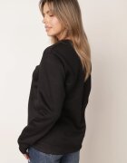 swest Bluză Normani decorată cu manșete elastice Negru