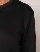 swest Bluză Normani decorată cu manșete elastice Negru