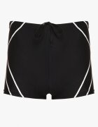 swest Boxeri de baie Negru-Alb cu șnur decorate cu model geometric Folenis