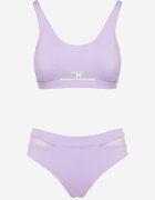 swest Chiloți Bikini și Sutien Violet cu inserție de plasă Natenira