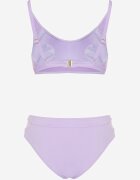swest Chiloți Bikini și Sutien Violet cu inserție de plasă Natenira