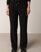 swest Compleu de trening polar cu hanorac cu fermoar și pantaloni largi Dorothisa Negru