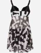 swest Costum de baie bikini Alb cu negru