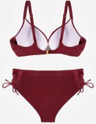 swest Costum de baie bikini Bordo