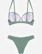 swest Costum de baie bikini Verde închis