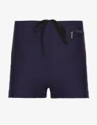 swest Costum de baie bleu-marin cu Benzi Decorative și Buzunar Firalise