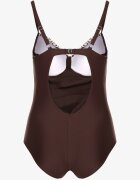 swest Costum de baie Maro Întreg cu imprimeu animal Linoselle