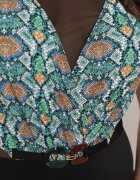 swest Costum de baie Negru cu verde