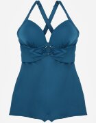 swest Costum de baie Verde închis
