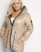 swest Geacă Aurie Matlasată Parka cu glugă nedetașabilă Oferra