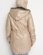 swest Geacă Aurie Matlasată Parka cu glugă nedetașabilă Oferra