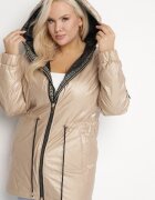 swest Geacă Aurie Matlasată Parka cu glugă nedetașabilă Oferra