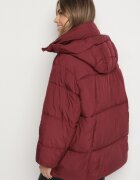 swest Geacă Bordo Matlasată Oversize cu Glugă Galandia