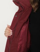 swest Geacă Bordo Matlasată Oversize cu Glugă Galandia