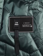 swest Geacă Parka Matlasată Verde închis cu glugă fixă Oferra