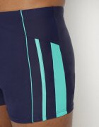 swest Pantaloni scurți de baie Bleumarin-Verde cu Dungi și Șnur Milorelia