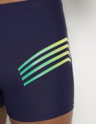 swest Pantaloni scurți de baie Bleumarin-Verzi cu șnur și benzi decorative subțiri