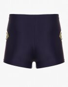 swest Pantaloni scurți de baie Bleumarin-Verzi cu șnur și benzi decorative subțiri