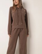 swest Set de trening cu glugă cu nasturi decorativi și pantaloni Eborissa Maro