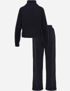 swest Set de trening cu pantaloni largi și bluză cu fermoar și guler tip tunică Aleea Bleumarin