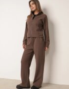 swest Set de trening cu pantaloni largi și bluză cu fermoar și guler tip tunică Aleea Maro
