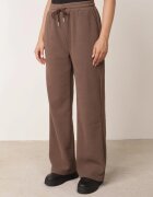 swest Set de trening cu pantaloni largi și bluză cu fermoar și guler tip tunică Aleea Maro