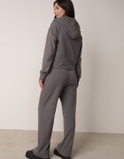swest Set de trening din polar hanorac cu fermoar și pantaloni largi cu glugă Winalin Gri deschis