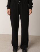 swest Set de trening din polar hanorac cu fermoar și pantaloni largi cu glugă Winalin Negru