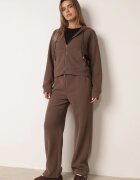swest Set de trening din tricot rib pantaloni largi și bluză cu glugă Sinoh Maro
