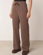 swest Set de trening din tricot rib pantaloni largi și bluză cu glugă Sinoh Maro