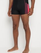swest Slip de baie Negru-Fucsia cu Dungi și Șnur Milorelia