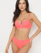 swest Sutien Bikini Roz cu încrețituri și Chiloți slip cu Suplimentar Paero Ulosora