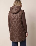 swest Vestă de tranziție cu două fețe matlasată partea cealaltă cu animal print Komona Maro